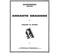 Partitions classique EDITION DELRIEU SCHROEDER-MEYER HERMANN - ANDANTE GRAZIOSO - VIOLON Violon
