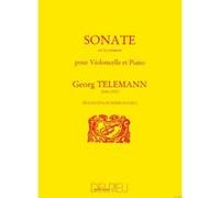Partitions classique EDITION DELRIEU TELEMANN GEORG-PHILIPP - SONATE EN LA MIN. - VIOLONCELLE, PIANO Violoncelle
