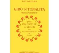 Partitions classique EDITION DELRIEU TORTELIER PAUL - GIRO DI TONALITA - VIOLON Violon G