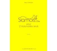 Partitions classique EDITION DELRIEU TORTELIER PAUL - SIAMOIS - 2 VIOLONCELLES Violoncelle