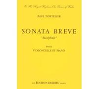 Partitions classique EDITION DELRIEU TORTELIER PAUL - SONATE BRÈVE BUCÉPHALE - VIOLONCELLE, PIANO Violoncelle