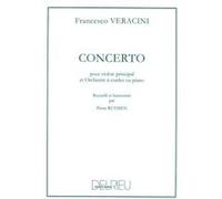 Partitions classique EDITION DELRIEU VERACINI FRANCESCO-MARIA - CONCERTO - VIOLON, PIANO Violon
