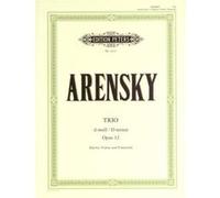 Arensky – Trio pour piano en ré mineur Op.32 – Partition & parties – Edition Peters (EP4315)