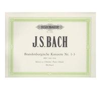 Partitions classique EDITION PETERS BACH J.S. - BRANDENBURGISCHE KONZERTE NR. 1-3 - 4 MAINS Piano