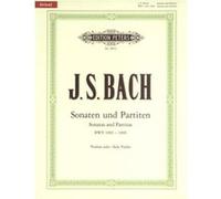 Partitions classique EDITION PETERS BACH JOHANN SEBASTIAN - THE 6 SOLO SONATAS AND PARTITAS BWV 1001-1006 - VIOLIN Violon