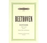 Partitions classique EDITION PETERS BEETHOVEN LUDWIG VAN - FANTASIA IN C MINOR OP.80 - MIXED CHOIR (PAR 10 MINIMUM) Choeur et ensemble vocal