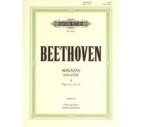 Partitions classique EDITION PETERS BEETHOVEN LUDWIG VAN - SONATAS, COMPLETE VOL.1 - VIOLIN AND PIANO Violon