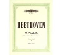 Partitions classique EDITION PETERS BEETHOVEN LUDWIG VAN - SONATAS, COMPLETE VOL.2 - VIOLIN AND PIANO Violon