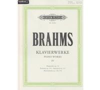 Partitions classique EDITION PETERS BRAHMS J. - KLAVIERWERKE VOL 4 (OP. 79 / 116 - 119) Piano G
