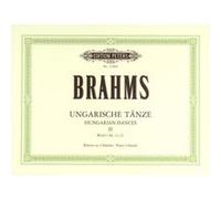Partitions classique EDITION PETERS BRAHMS JOHANNES - HUNGARIAN DANCES VOL.II - PIANO 4 HANDS Piano