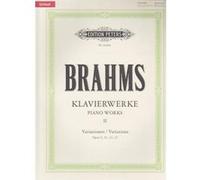 Partitions classique EDITION PETERS BRAHMS JOHANNES - KLAVIERWERKE VOL.2 (URTEXT) Piano