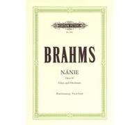 Partitions classique EDITION PETERS BRAHMS JOHANNES - NÄNIE OP.82 - MIXED CHOIR (PAR 10 MINIMUM) Choeur et ensemble vocal G