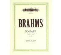 Partitions classique EDITION PETERS BRAHMS JOHANNES - SONATA IN F OP.99 - CELLO AND PIANO Violoncelle