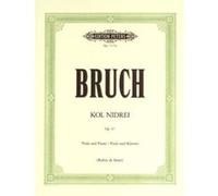 Partitions classique EDITION PETERS BRUCH MAX - KOL NIDREI OP.47 - VIOLA AND PIANO Alto G