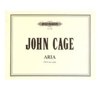 Partitions classique EDITION PETERS CAGE JOHN - ARIA - VOICE(S) AND VARIOUS INSTRUMENTS (PAR 10 MINIMUM) Choeur et ensemble vocal
