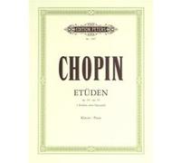 Partitions classique EDITION PETERS CHOPIN FRÉDÉRIC - ETUDES - PIANO Piano