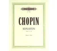 Partitions classique EDITION PETERS CHOPIN FRÉDÉRIC - SONATAS - PIANO Piano