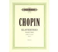 Partitions classique EDITION PETERS CHOPIN FRÉDÉRIC - TRIO IN G MINOR OP.8 - PIANO TRIOS Piano G