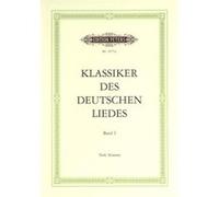 Partitions classique EDITION PETERS CLASSICS OF THE GERMAN LIED - VOICE AND PIANO (PAR 10 MINIMUM) Choeur et ensemble vocal G
