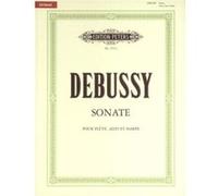 Partitions classique EDITION PETERS DEBUSSY CLAUDE - SONATA FOR VIOLA, FLUTE & HARP - VIOLA(S) AND OTHER INSTRUMENTS Alto G