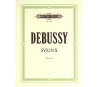 Partitions classique EDITION PETERS DEBUSSY CLAUDE - SYRINX - FLUTE/PICCOLO Flûte traversière
