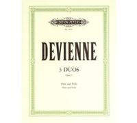 Partitions classique EDITION PETERS DEVIENNE FRANÇOIS - 3 DUOS OP.5 FOR VIOLA AND FLUTE - FLUTE(S) AND OTHER INSTRUMENTS Flûte traversière