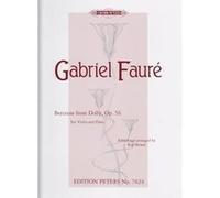 Partitions classique EDITION PETERS FAURE G. - BERCEUSE - VIOLON ET PIANO Violon
