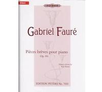 Partitions classique EDITION PETERS FAURE G. - PIECES BREVES - PIANO Piano