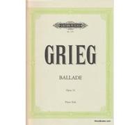 Partitions classique EDITION PETERS GRIEG EDVARD - BALLADE IN G MINOR OP.24 - PIANO Piano