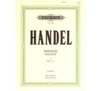 Partitions classique EDITION PETERS HANDEL GEORGE FRIEDERICH - FLUTE SONATAS, VOL.1 - FLUTE AND PIANO Flûte traversière G