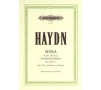 Partitions classique EDITION PETERS HAYDN FRANZ JOSEPH - MASS IN BB MARIA-THERESIA MASS - MIXED CHOIR AND ORCHESTRA (PAR 10 MINIMUM) Choeur et ensemble vocal G