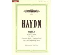 Partitions classique EDITION PETERS HAYDN FRANZ JOSEPH - MASS IN BB - VOCAL SCORE (PAR 10 MINIMUM) Choeur et ensemble vocal G