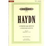 Partitions classique EDITION PETERS HAYDN JOSEPH - THE 6 STRING QUARTETS OP.20 (FULL SCORE & PARTS) - STRING QUARTETS Ensemble à cordes