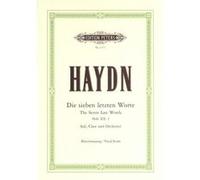 Partitions classique EDITION PETERS HAYDN JOSEPH - THE SEVEN LAST WORDS - MIXED CHOIR (PAR 10 MINIMUM) Choeur et ensemble vocal G