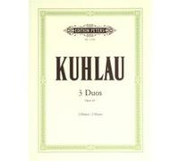 Partitions classique EDITION PETERS KUHLAU FRIEDRICH - 3 DUOS OP.81 - FLUTE ENSEMBLE Flûte traversière G