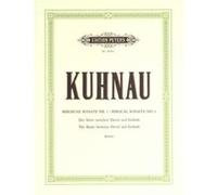 Partitions classique EDITION PETERS KUHNAU JOHANN - 6 SONATAS DEPICTING STORIES FROM THE BIBLE: SONATA NO.1 - PIANO Piano