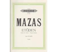 Partitions classique EDITION PETERS MAZAS J. F. - ETUDES D'ARTISTES OP.36 VOL.3 Violon