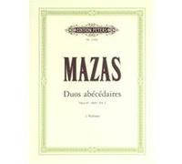 Partition classique EDITION PETERS MAZAS JACQUES-FÉRÉOL - 10 DUOS ABECEDAIRES OP.85 VOL.I - VIOLIN DUETS Violon