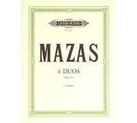 Partitions classique EDITION PETERS MAZAS JACQUES-FÉRÉOL - 6 DUOS OP.46 - VIOLIN DUETS Violon