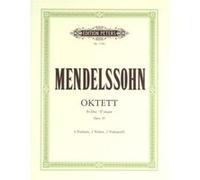 Partitions classique EDITION PETERS MENDELSSOHN FELIX - OCTET IN E FLAT OP.20 - STRING OCTETS Ensemble à cordes G