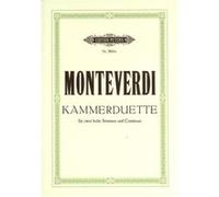 Partitions classique EDITION PETERS MONTEVERDI CLAUDIO - 6 DUETS - VOCAL DUETS/TRIOS (PAR 10 MINIMUM) Choeur et ensemble vocal G
