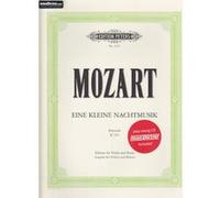 Partitions classique EDITION PETERS MOZART W. A. - Eine Kleine Nachtmusik (Serenade) K.525 - VIOLON & PIANO Violon