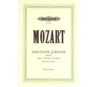 Partitions classique EDITION PETERS MOZART WOLFGANG AMADEUS - EXSULTATE, JUBILATE K165 - VOICE AND PIANO (PAR 10 MINIMUM) Choeur et ensemble vocal