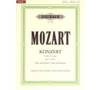 Partitions classique EDITION PETERS MOZART WOLFGANG AMADEUS - OBOE CONCERTO IN C MAJOR K.314(285D) - OBOE AND PIANO Hautbois G