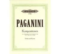 Partitions classique EDITION PETERS PAGANINI NICOLO - SELECTED COMPOSITIONS - VIOLIN AND PIANO Violon