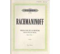 Partitions classique EDITION PETERS RACHMANINOFF S. - PRELUDE IN C SHARP MINOR OP. 3 N° 2 - PIANO Piano