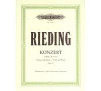 Partitions classique EDITION PETERS RIEDING O. - VIOLIN CONCERTO IN B MINOR OP.35 - VIOLIN AND PIANO Violon