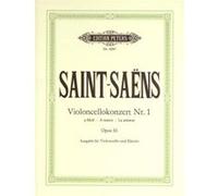 SAINT-saëns Camille - Concerto No.1 In A Minor Op.33 - Cello And Piano
