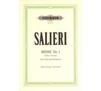 Partitions classique EDITION PETERS SALIERI ANTONIO - MASS NO.1 IN D 'HOFKAPELLMEISTER-MESSE' - MIXED CHOIR (PAR 10 MINIMUM) Choeur et ensemble vocal