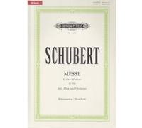 Partitions classique EDITION PETERS SCHUBERT F. - MESSE ES-DUR D950 - CHANT/PIANO (PAR 10 MINIMUM) Choeur et ensemble vocal G